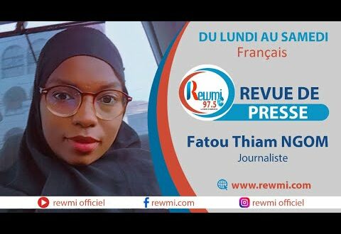 la revue presse par fatou Thiam Ngom