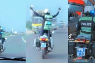 Dakar Touba le policier qui escortait le vendeur de telephones portables identifie et suspendu