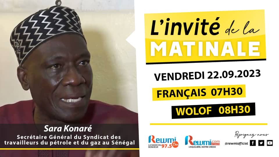 Invite de la Matinale ! Avec Sara Konaré 22 Septembre 2023 Fr