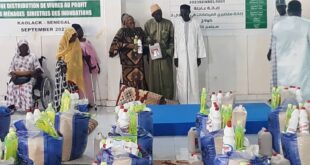 Inondations à Kaolack: Direct Aid au chevet de 120 Familles, impactées par les eaux de pluie