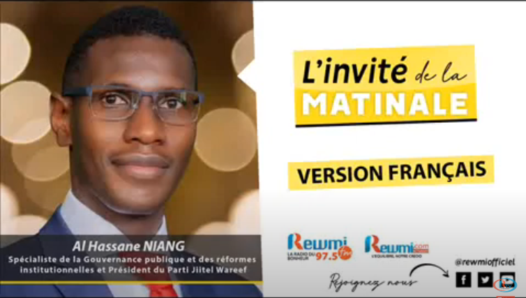 Invite de la Matinale ! Avec Al Hassane NIANG 01 Septembre 2023 Fr…Rewmi Officiel 2 hassane niang