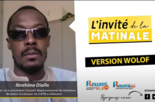 invité de la matinale Ibrahima Diallo