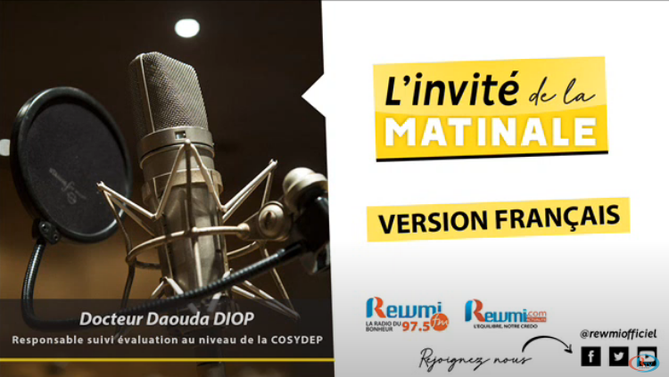 Invite de la Matinale ! Avec Docteur Daouda DIOP 20 Septembre 2023 Fr 2 Invite de la Matinale ! Avec Ibou DIAW 21 Septembre 2023 Fr
