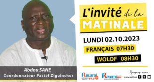 Invite de la Matinale ! Avec Abdou SANE 02 Octobre 2023 Fr