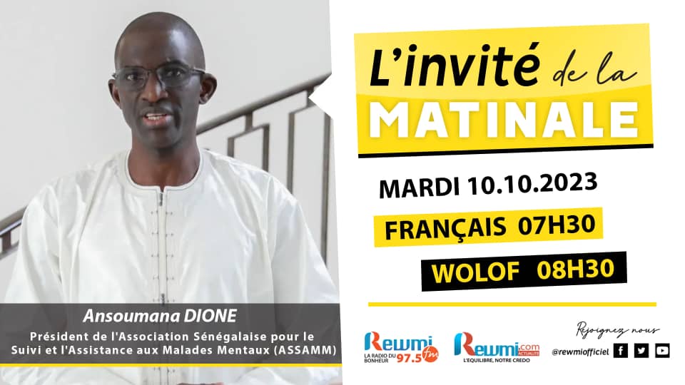 Invite de la Matinale ! Avec Ansoumana DIONE 10 Octobre 2023 Fr