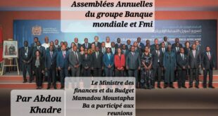 Assemblées Annuelles de la Banque Mondiale et du Fmi :48 États y compris le Sénégal ont signé la déclaration de Marrakech pour accélérer l'émergence de l'Afrique