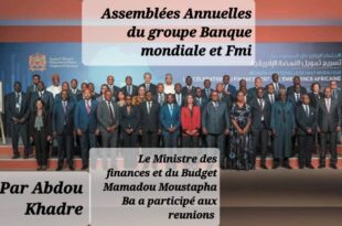 Assemblées Annuelles de la Banque Mondiale et du Fmi :48 États y compris le Sénégal ont signé la déclaration de Marrakech pour accélérer l'émergence de l'Afrique