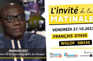 Invite de la Matinale ! Avec Germain COLY 27 Octobre 2023 Fr