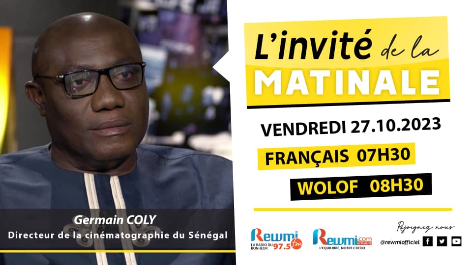 Invite de la Matinale ! Avec Germain COLY 27 Octobre 2023 Fr