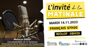 Invite de la Matinale ! Avec Mahecor DIOUF 14 Novembre 2023 Fr