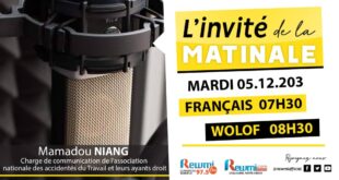 Invite de la Matinale ! Avec Mamadou NIANG 05 Décembre 2023 Fr
