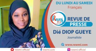 Revue de Presse avec Dié Diop