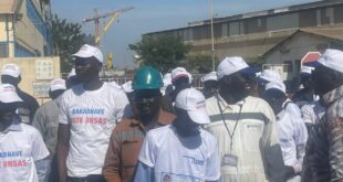 Élections de représentativité des centrales syndicales: Dakarnave vote l’UNSAS pour le renouvellement du Contrat de Concession des chantiers navals de Dakar