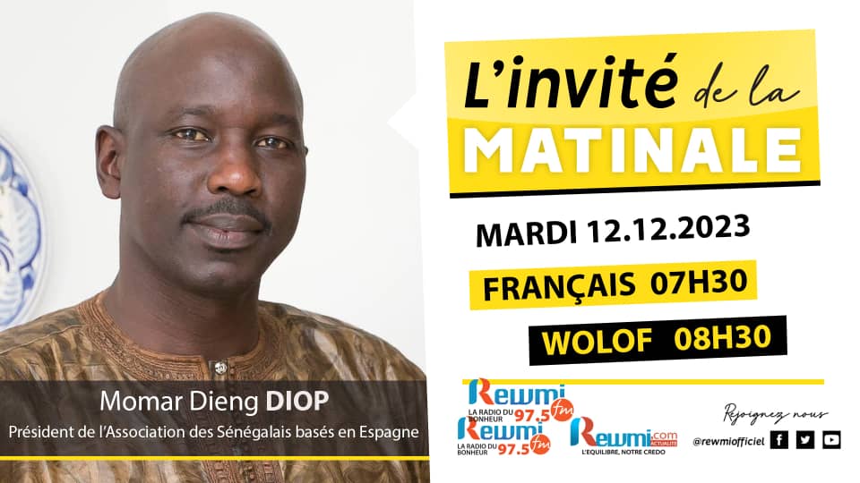 Invite de la Matinale ! Avec Momar Dieng Diop 12 Décembre 2023 Wlf 2 Invite de la Matinale ! Avec Momar Dieng Diop 12 Décembre 2023 Fr