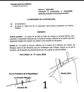 JUSTICE ⚖️| Le Président Macky SALL divulgue les motifs de la loi d'amnistie. 2 IMG 20240304 WA0926