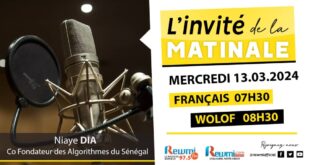 Invite de la Matinale ! Avec Ndiaye DIOP 13 Mars 2024 Fr