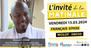 Invite de la Matinale ! Avec Momath CISSE 15 Mars 2024