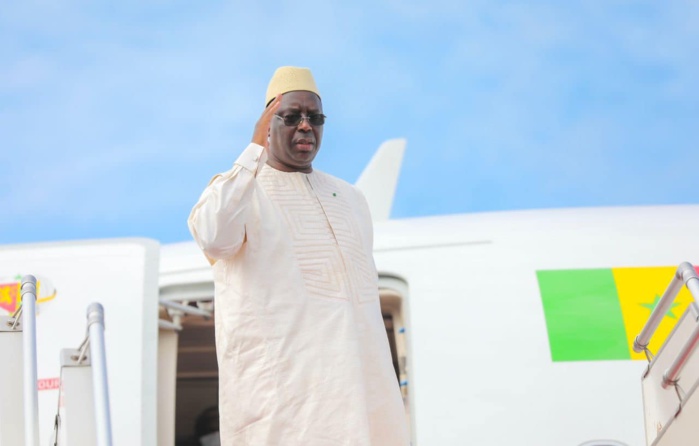 Macky Sall a effectué un rapide voyage au Maroc ce week-end 1 macky sallll