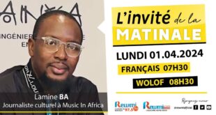 Invite de la Matinale ! Avec Lamine BA 01 Avril 2024