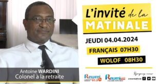 Invite de la Matinale ! Avec Antoine WARDINI Colonel à la retraite 04 Avril 2024 Fr
