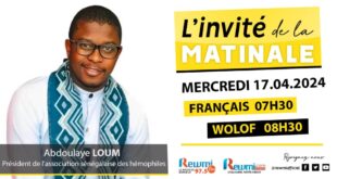 Invite de la Matinale ! Avec Abdoulaye LOUM 17 Avril 2024