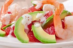 salade exotique aux crevettes