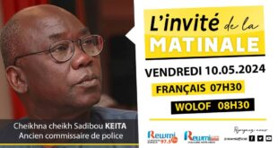 Invite de la Matinale ! Avec Cheikhna cheikh Sadibou KEITA 10 Mai 2024 Fr