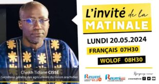 Invite de la Matinale ! Avec Cheikh Tidiane CISSÉ 20 Mai 2024