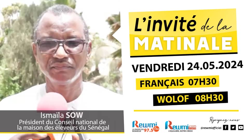 Invite de la Matinale ! Avec Ismaïla SOW 24 Mai 2024 Fr 2 Invite de la Matinale ! Avec Ismaïla SOW 24 Mai 2024 Fr