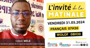 Invite de la Matinale ! Avec Djibril Wélé SG LISTAB 31 Mai 2024