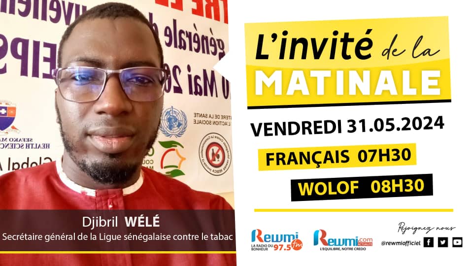 Invite de la Matinale ! Avec Djibril Wélé SG LISTAB 31 Mai 2024