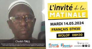 Invite de la Matinale ! Avec Cheikh TALL 14 Mai 2024