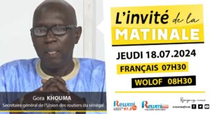 Invite de la Matinale ! Avec Gora KHOUMA 18 Juillet 2024
