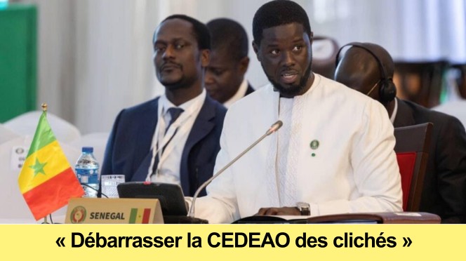 Cedeao : Ce qui a fait défaut dans le discours de Diomaye 1 appel de bassirou diomaye faye 65e sommet de la cedeao