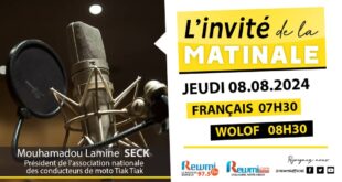 Invite de la Matinale ! Avec Mouhamadou Lamine SECK 08 Aout 2024 Fr