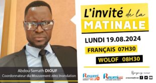 Invite de la Matinale ! Avec Abdou Samath DIOUF 19 Aout 2024 Fr