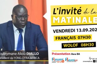 Invite de la Matinale ! Souleymane Aliou DIALLO 13 Septembre 2024 Fr