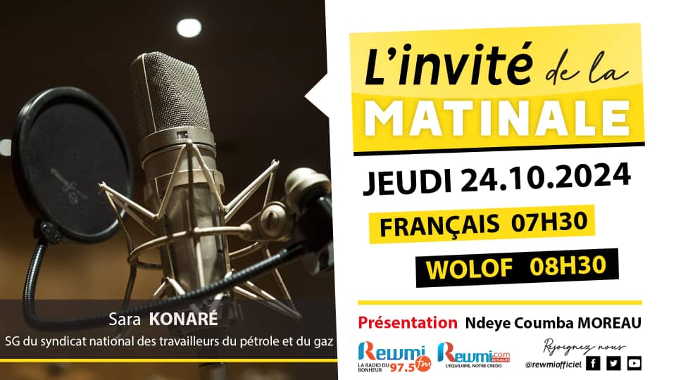 Invite de la Matinale ! Avec Sara KONARÉ 24 Octobre 2024 Fr 2 Invite de la Matinale ! Avec Sara KONARÉ 24 Octobre 2024 Fr