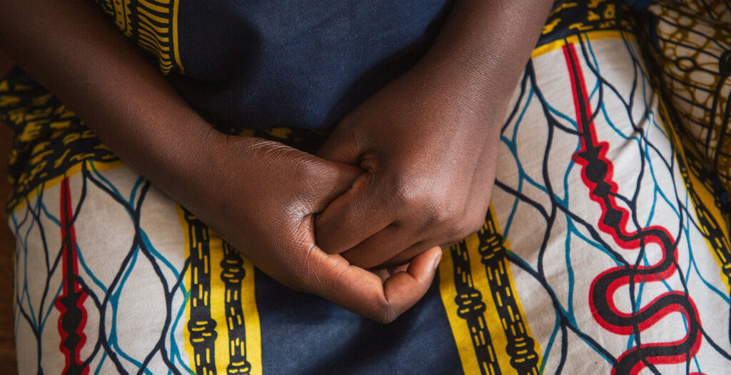 Une survivante de violences sexuelles dans lest de la Republique democratique du Congo