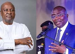 Présidentielle au Ghana : Mahama devant Bawumia dans les sondages