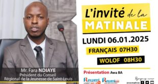 Invite de la Matinale ! Avec Mr. Fara NDIAYE 06 Janvier 2025