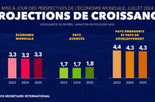 world economic outlook growth projections july 2024 real gdp growth french