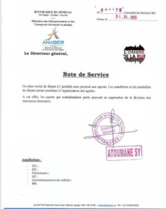 Agence nationale de la sécurité routière (ANASER) : Le DG propose un plan de départ volontaire 2 475796020 1012498274238099 4171050187092088815 n