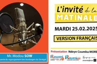 Invite de la Matinale ! Avec Mr. Modou SOW 25 Février 2025 Fr