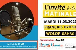 Invite de la Matinale ! Avec Mr. Daouda LO 11 Mars 2025 Fr