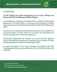 CAN U20 2025 : Après le retrait de la Côte d'Ivoire, un nouveau pays désigné hôte 2 486516678 1033070262010649 6979938441857561586 n 768x960 1