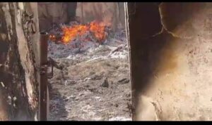 Linguere : Incendie à Yéti, d 'importants dégâts matériels enregistrés , une vieille d'une soixantaine d'années gravement blessée 2 IMG 20250409 WA0009