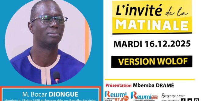 invite de la matinale 22