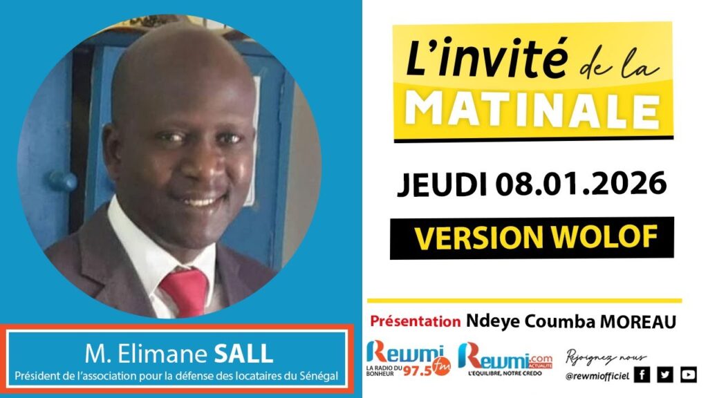 Invite de la Matinale ! Avec M. Elimane SALL 08 Janvier 2026 Wlf 2 invite de la matinale 6