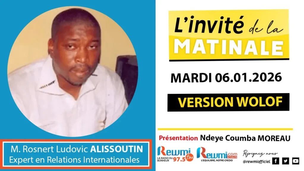 Invite de la Matinale ! Avec M. Rosnert Ludovic ALISSOUTIN 06 Janvier 2026 Wlf… 2 maxresdefault 2
